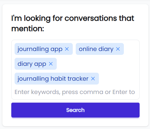 Enter your search terms